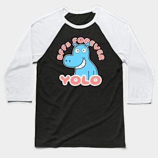 "YOLO! BFFs Forever" for Zoo Pals of the Ugly Zoo Comic Strip Baseball T-Shirt